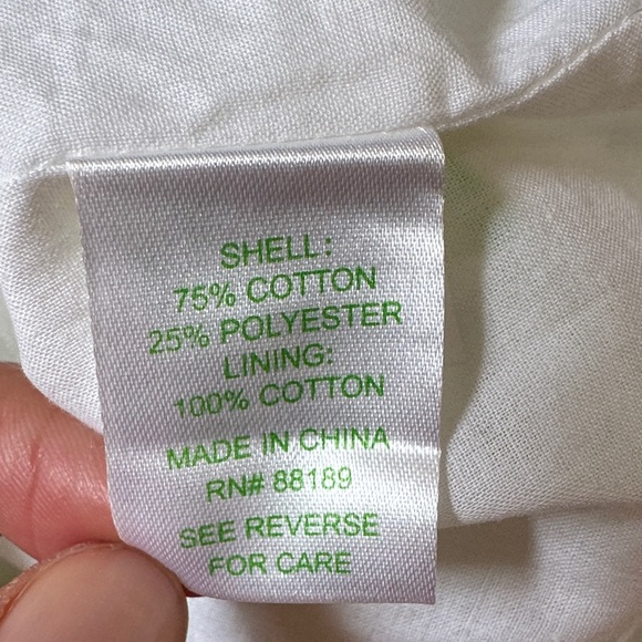 Lilly Pulitzer Original Pink Label on Cream Fabric Strapless size 4 - Picture 9 of 13